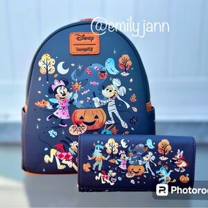 Mickey Mouse🎃and Friends Halloween Backpack Set